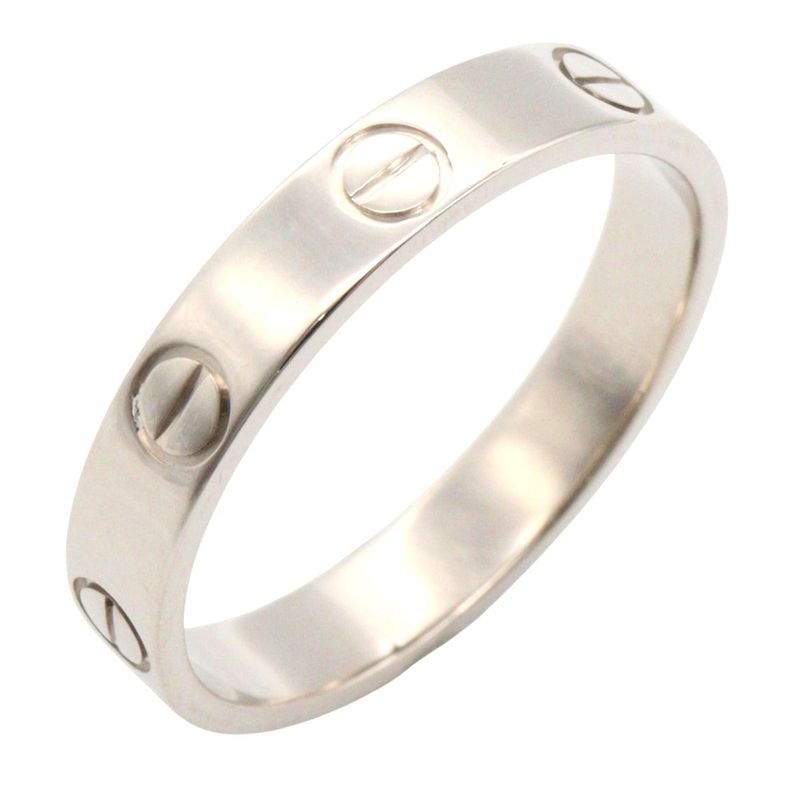 Cartier Mini Love Ring K18wg White Gold